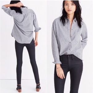 Madewell Striped Flannel